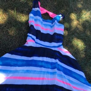 Multiple color dress. Perfect condition.